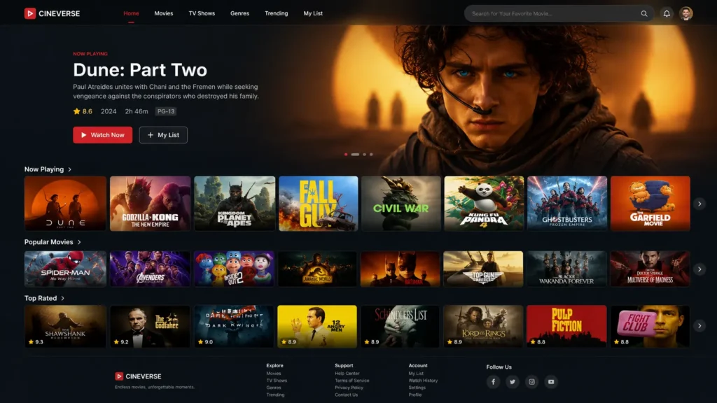 Search for Your Favorite Movie