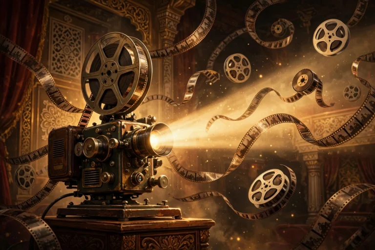 10 Bollywood Classics Every Film Lover Should Watch 4 Classic Bollywood cinema film projector